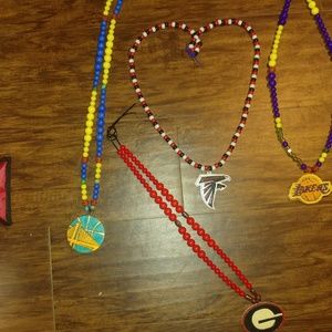 Sports necklace and meddalions